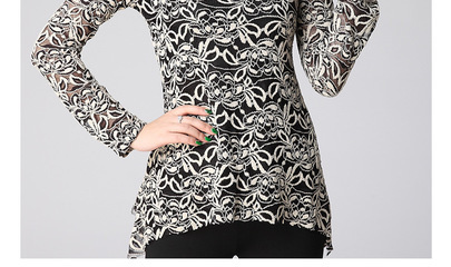 【廠家批發(fā)定做夏季新款女裝淘寶爆款最受顧客喜愛的長袖鏤空蕾絲衫】價格,廠家,圖片,女式襯衫,廈門市集美區(qū)捷森服裝廠-